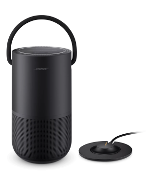 Portable Smart Speaker + Charging Cradle Set